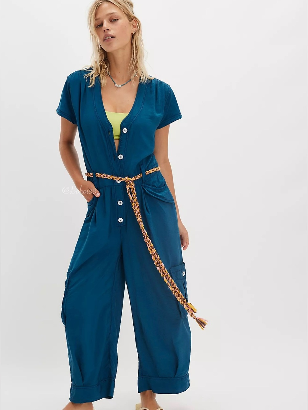 NWT Free People Hit The Coast Coveralls